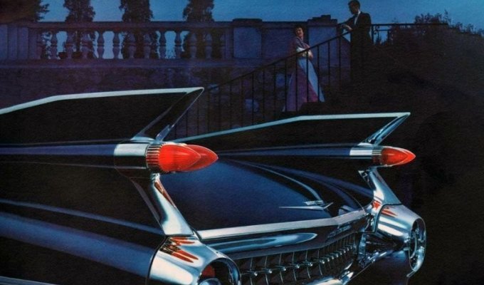 Cadillac 1959 года: апогей «плавниковой» моды (17 фото)