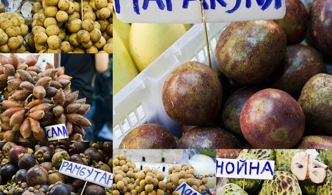 “Русификация” на тайском фруктовом рынке (19 фото)