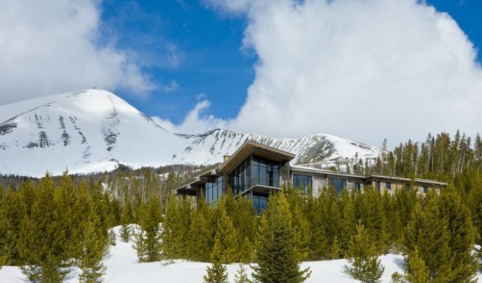 Дом мечты в горах (22 фото)