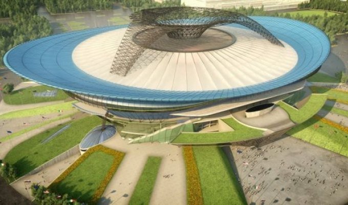 Концептуальный дизайн стадиона Лужники (8 фото)