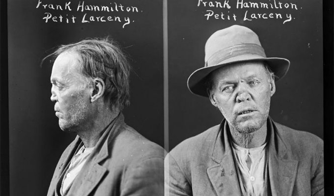 Магшоты американских преступников, сделанные на рубеже XIX и XX веков (23 фото)