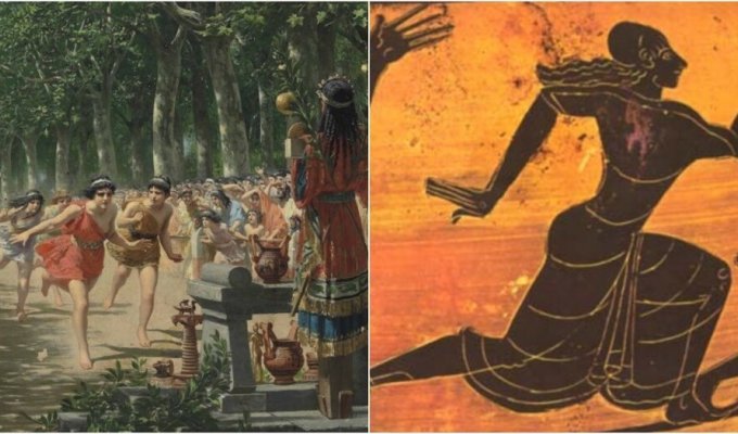 Какие спортивные состязания были доступны для женщин Древней Греции (6 фото)