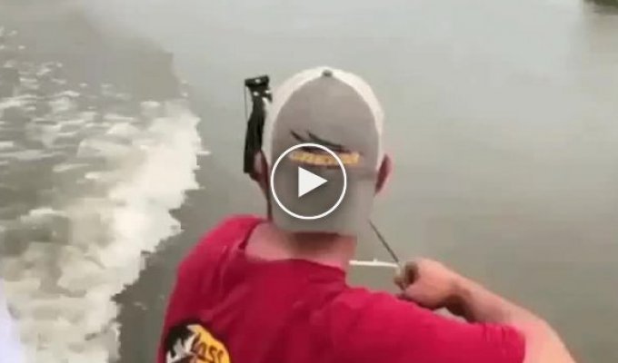 Меткий стрелок на рыбалке