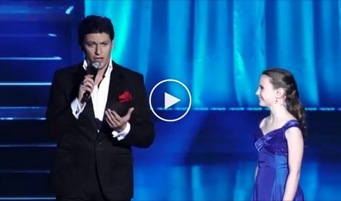 Оперный певец Патрицио Буанн взял в качестве напарницы юную 12-летнюю леди Амиру Уиллигхаген