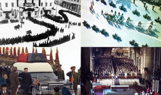 Самые масштабные похороны государственных деятелей последнего столетия (16 фото)