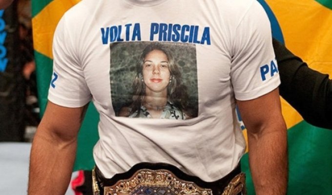 Боец UFC Витор Белфорт пишет письма сестре Присцилле, которую похитили 14 лет назад (2 фото)