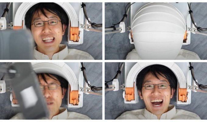 Японец придумал уникальное устройство для защиты головы во время сна (18 фото + 1 видео)