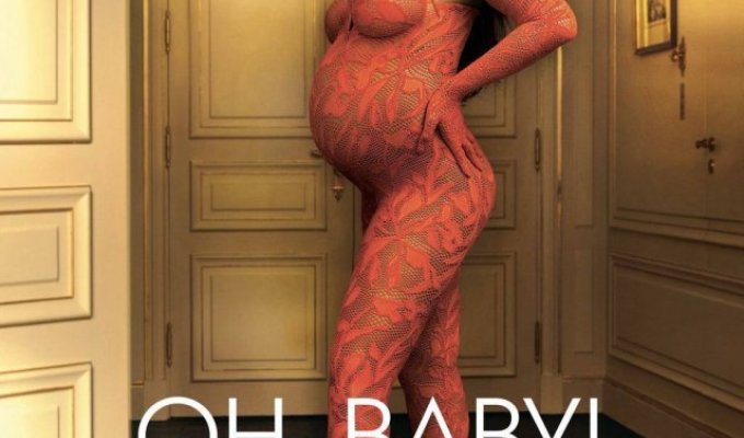 Рианна снялась на последних сроках беременности для Vogue (8 фото)