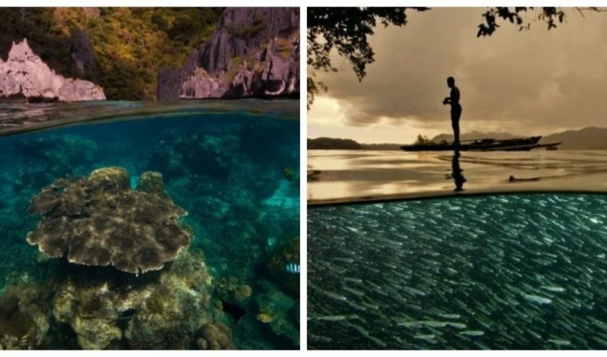 15 любопытных фотографий невероятных мест под водой и над водой (16 фото)