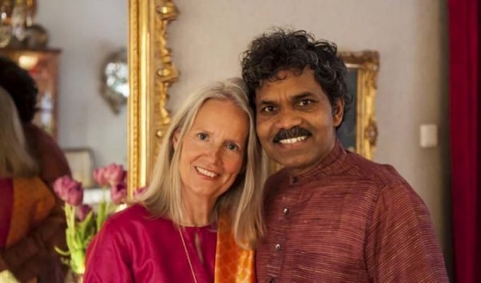 Мужчина из Индии и женщина из Швеции сошлись благодаря пророчеству (12 фото)