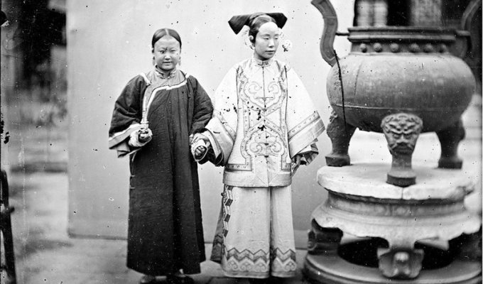 Китай до коммунизма: редкие фотографии времен правления династии Цин (18 фото)