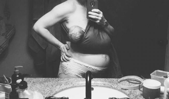 Вот так выглядит женщина спустя 24 часа после родов (4 фото)