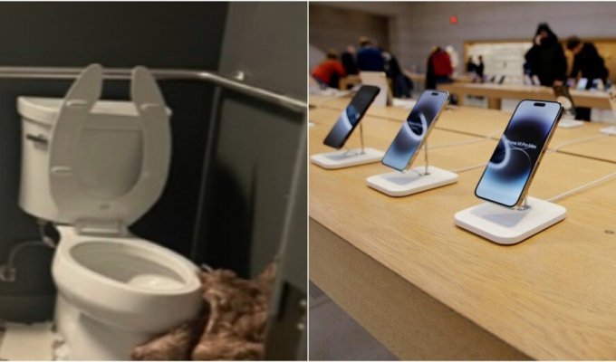 "Ограбление века" через дыру в туалете: воры вынесли более 400 iPhone (3 фото)