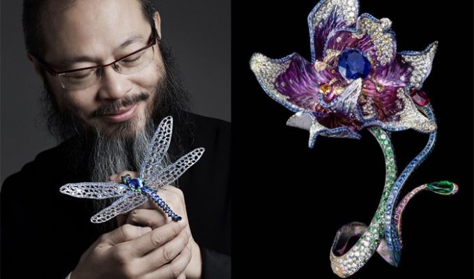 Титан и бабочки: Как творит свои шедевры китайский ювелир-волшебник Уоллес Чан (32 фото)