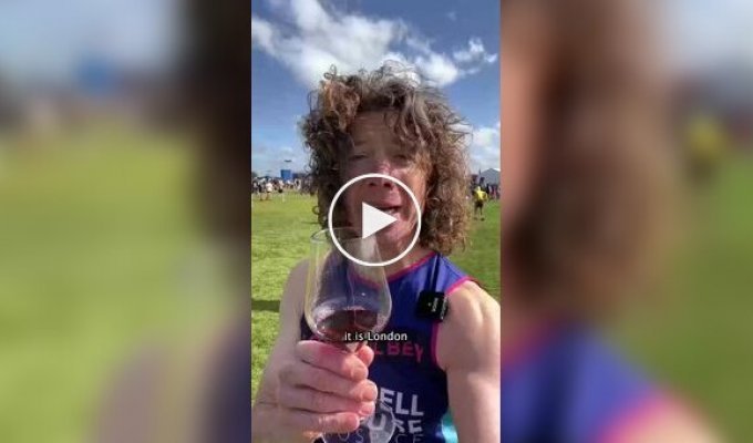 Марафонец-сомелье пробежал 42 километра и выпил 25 бокалов вина