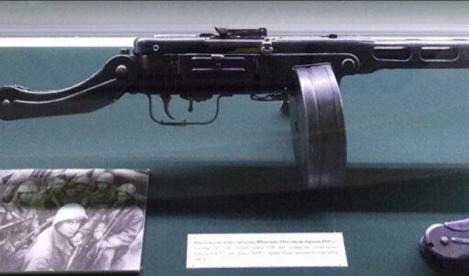 Опытный пистолет-пулемет Шпагина ППШ-45 (5 фото)