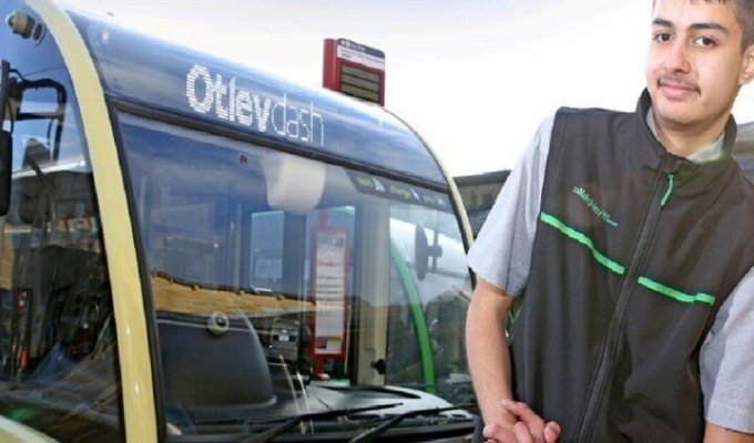 Самый молодой в стране водитель автобуса пришел к своей мечте (4 фото)