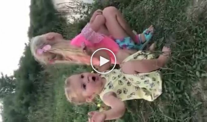 Шикарно поют дети на природе