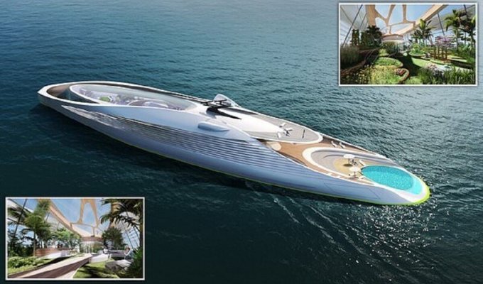 Супер-яхта для миллионера-эколога (11 фото)