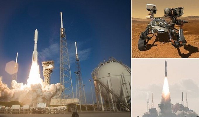 В НАСА чуть не потеряли новый марсоход (20 фото + 1 видео)