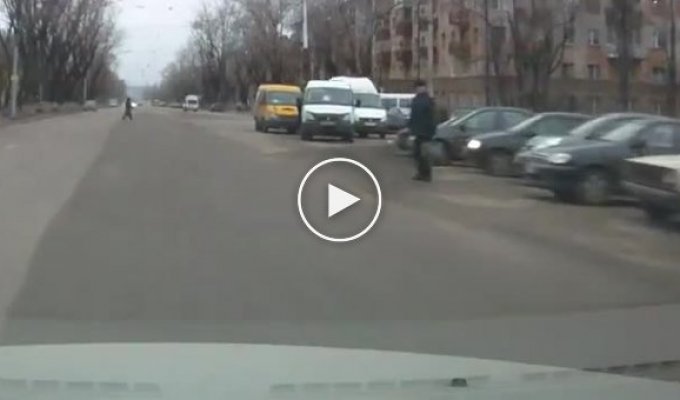 Тупые пешеходы из Воронежа
