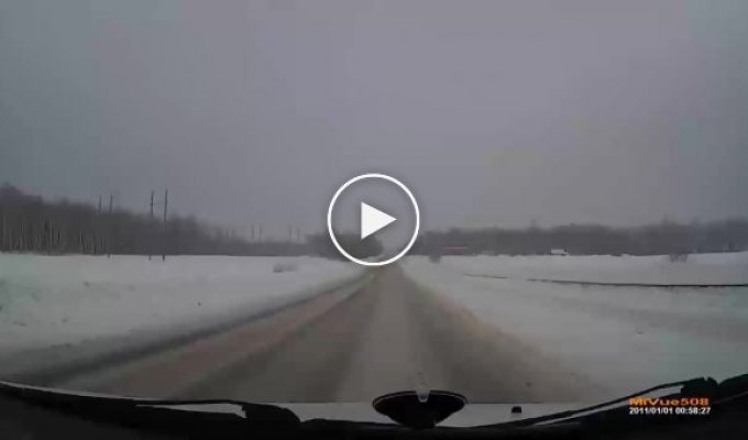 Столкновение на пустой дороге в Самарской области