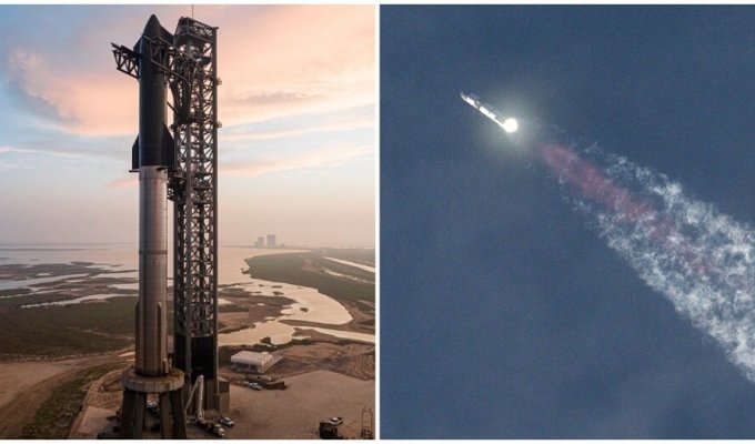 В компании  SpaceX сообщили, что потеряли прототип корабля Starship  в ходе третьего испытательного полёта (2 фото + 2 видео)