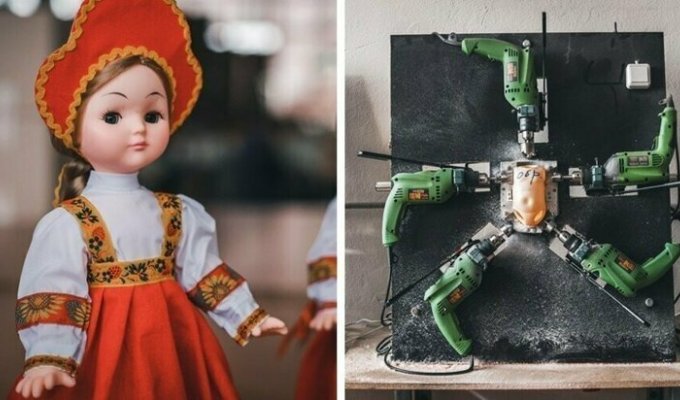Фотограф показал, как выглядит производство кукол на фабрике игрушек — это и пугающе, и круто (17 фото)