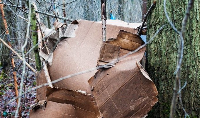 Пакеты и шарики в парижских лесах сигнализируют, что где-то рядом ждет проститутка (24 фото)