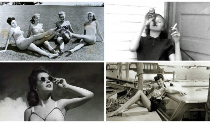 Как выглядели "крутые девчонки" в 1940-х годах (41 фото)