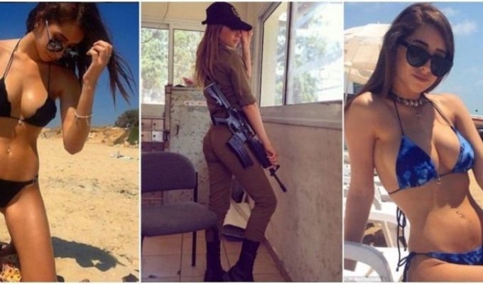 Ким Меллибовски - сексуальная военнослужащая из Израиля (31 фото)