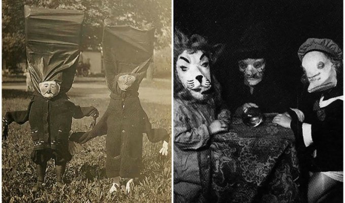 Хэллоуин 1930-х годов: жуткие костюмы прямиком из ночных кошмаров (27 фото)