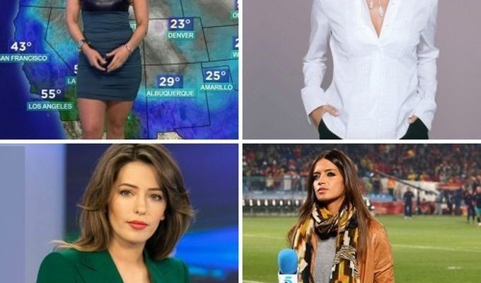 22 самые сексуальные и красивые репортерши и телеведущие мира (70 фото)