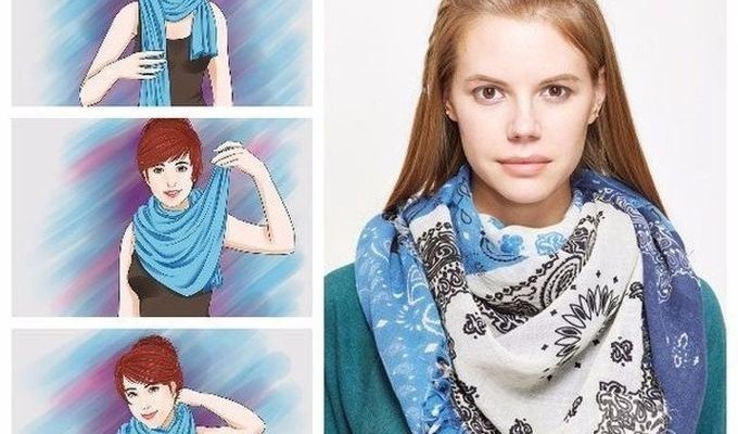7 способов носить шарф этой осенью (7 фото)