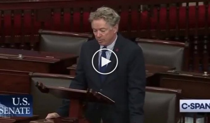 Сенатор от Кентукки Рэнд Пол заблокировал законопроект о выделении Украине дополнительной помощи