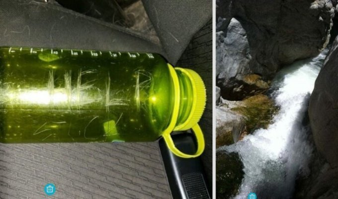 Послание в бутылке спасло попавших в западню туристов (6 фото)