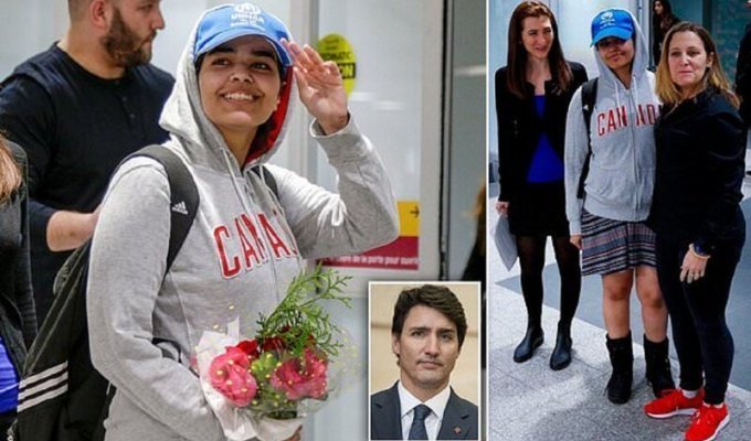 18-летняя саудитка получила убежище в Канаде (18 фото)