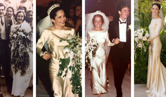 В этой семье невесты уже 85 лет носят одно и то же свадебное платье (15 фото)