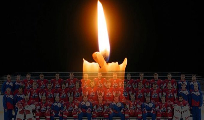 Хоккеисты ярославского «Локомотива» разбились в авиакатастрофе (27 фото + 5 видео)
