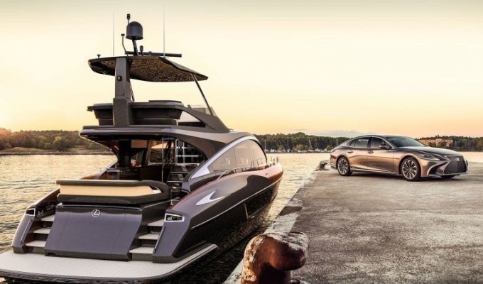 Компания Lexus создала свою первую яхту класса люкс (18 фото)