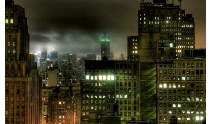 Нью Йорк ночью (26 фотографий)