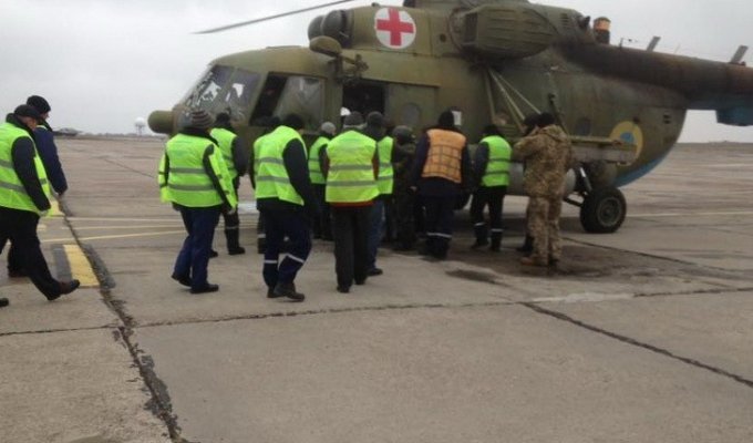 В Днипре показали ход спецоперации по эвакуации тяжелораненых из АТО