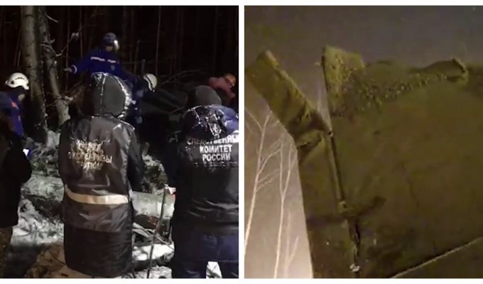 В сети появилось видео, снятое на месте крушения Ан-12 в Иркутской области (3 фото + 1 видео)