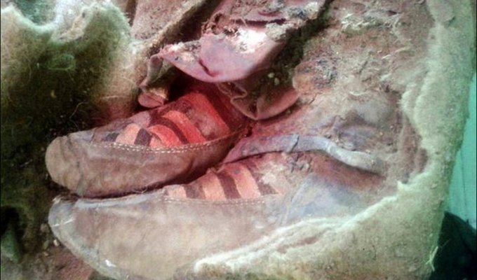 На древней мумии заметили кроссовки Adidas (6 фото)