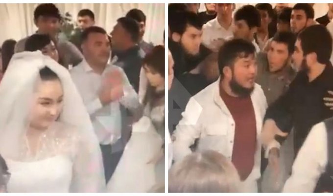 Гостя на кавказской свадьбе застрелили за танец с невестой (2 фото + 1 видео)