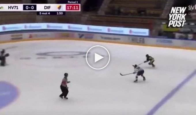 Звезду женского хоккея из Финляндии парализовало после столкновения с воротами