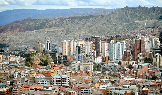 Ла Пас – самая высокогорная столица мира с высоты (10 фото)