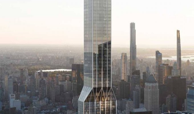 Новый дизайн башни Affirmation Tower в Хадсон Ярдс на Манхеттене (4 фото)