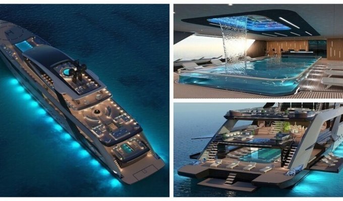 Дизайнер и яхтсмен показал, как должна выглядеть яхта миллиардера (12 фото)
