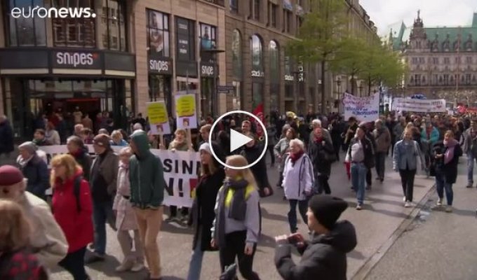 Протесты арендаторов в Гамбурге